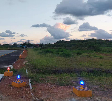 Indonesia Helipad for Taxiway Edge Light